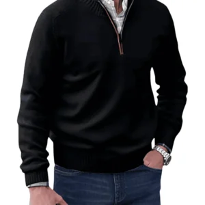 Pull zippé décontracté